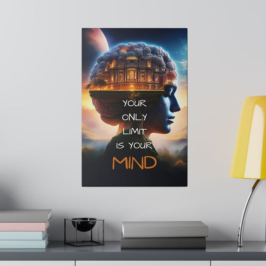 Your Only Limit Inspirational Canvas Art